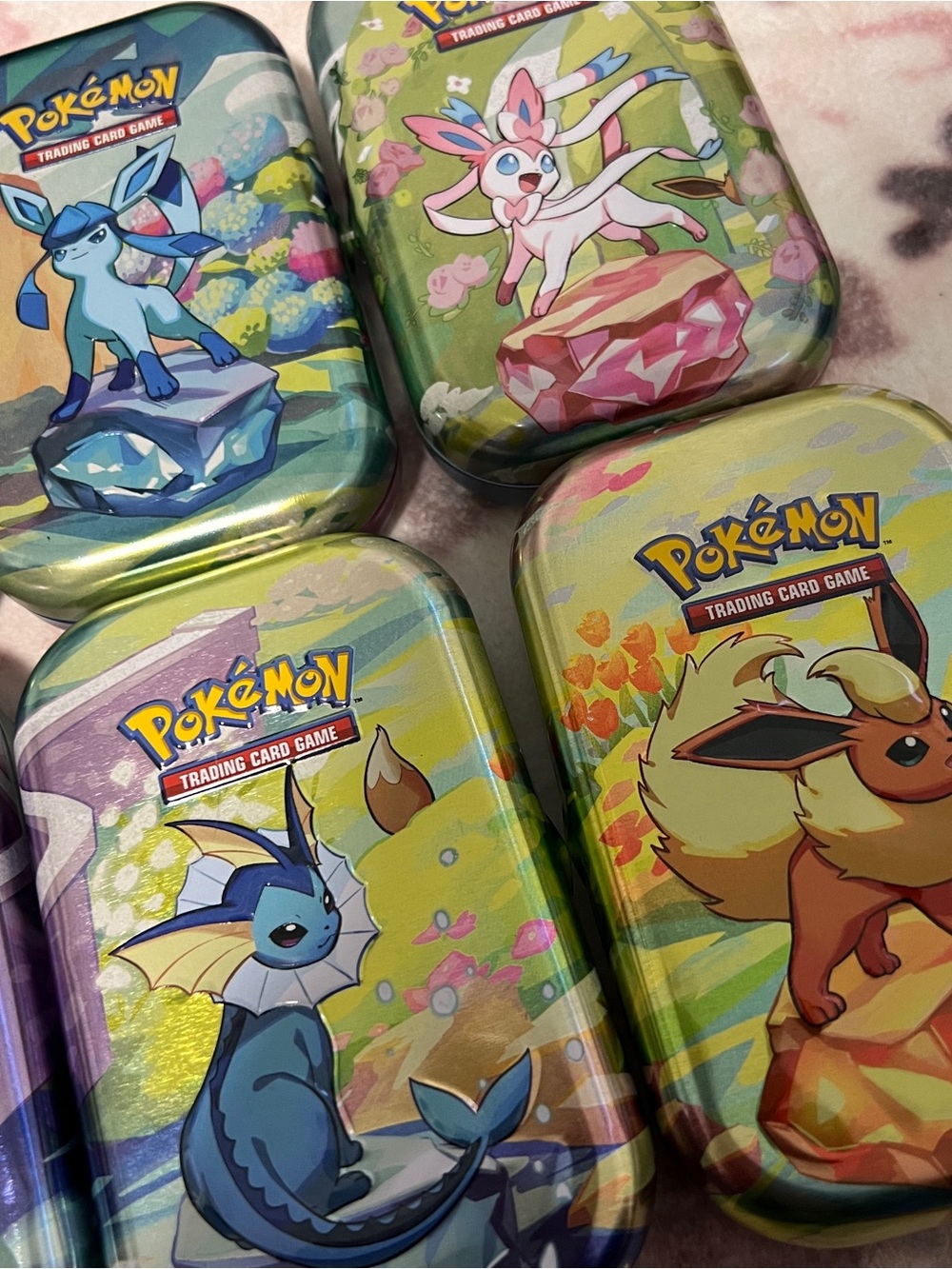 LIKE NEW Empty Pokemon Collectible Tin Set - Picture 3 of 4
